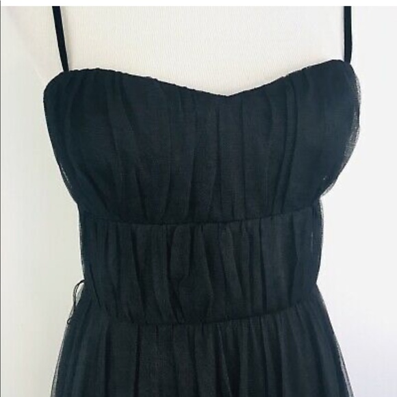 Banana Republic Black Tulle Dress - Picture 5 of 8